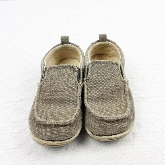 Boys canvas shoes size 10 tan - Picture 3 of 8